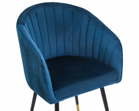 Обеденный стул DOBRIN MARY LM-7305, синий велюр (1922-20)