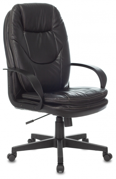 Офисное кресло руководителя CH-868LT черный эко.кожа