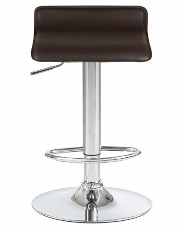Барный стул на газлифте DOBRIN TOMMY LM-3013, цвет сиденья коричневый, цвет основания хром