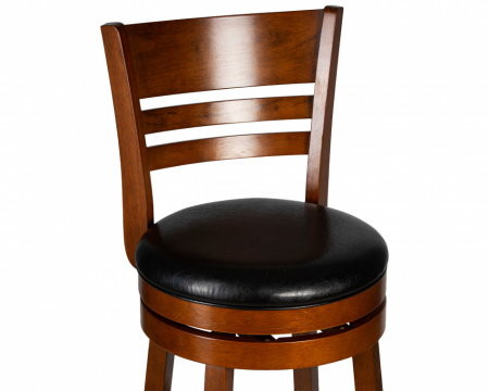 Полубарный стул DOBRIN WILLIAM COUNTER LMU-4393, цвет шоколад, чёрный