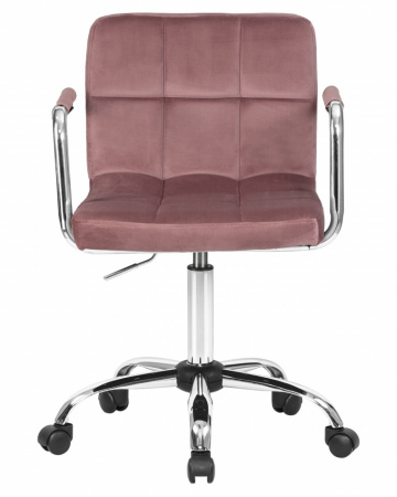 Офисное кресло для персонала DOBRIN TERRY LM-9400 пудрово-розовый велюр (MJ9-32)