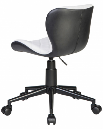 Офисное кресло для персонала DOBRIN RORY LM-9700 бело-чёрный