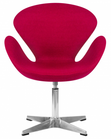 Кресло дизайнерское DOBRIN SWAN LMO-69A бордо ткань AF5