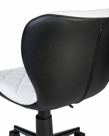 Офисное кресло для персонала DOBRIN RORY LM-9700 бело-чёрный