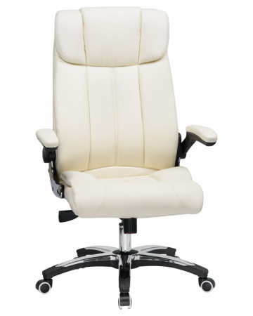 Офисное кресло для руководителей DOBRIN RONALD LMR-107B кремовое