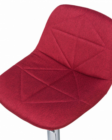 Стул барный DOBRIN DINA LM-2035 цвет сиденья бордовый, цвет основания хром