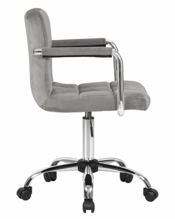 Офисное кресло для персонала DOBRIN TERRY LM-9400 серый велюр (MJ9-75