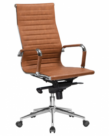 Офисное кресло для руководителей DOBRIN CLARK LMR-101F светло-коричневое