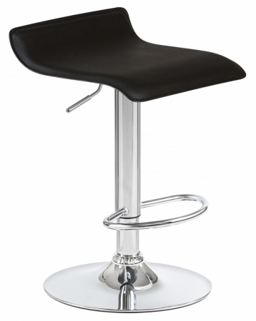 Барный стул на газлифте DOBRIN TOMMY LM-3013, цвет сиденья черный, цвет основания хром