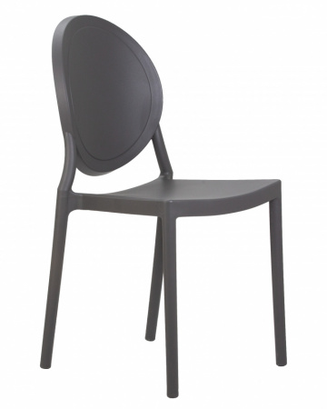 Обеденный стул DOBRIN ALBERT 712PP-LMZL серый пластик 