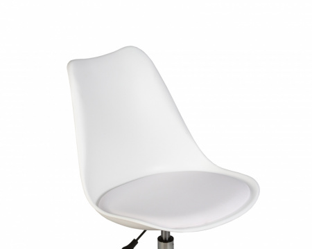 Офисное кресло для персонала DOBRIN MICKEY цвет белый (ZL-W-02)