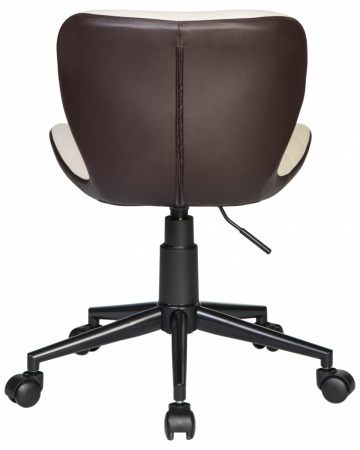 Офисное кресло для персонала DOBRIN RORY LM-9700 кремово-коричневый