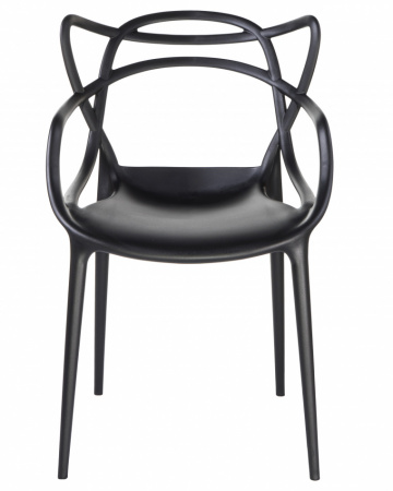 Обеденный стул DOBRIN MASTERS, чёрный (B-03) пластик 
