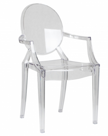 Обеденный стул DOBRIN LOUIS GHOST пластик прозрачный
