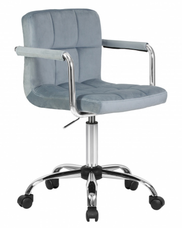 Офисное кресло для персонала DOBRIN TERRY LM-9400 пудрово-голубой велюр (MJ9-74)