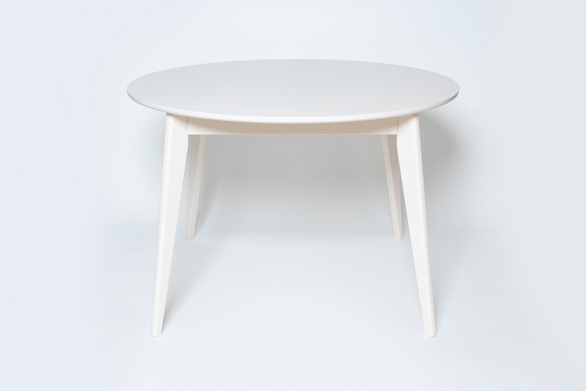 Стол деревянный Орион+ Белая эмаль, основание белый