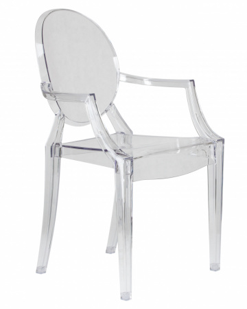 Обеденный стул DOBRIN LOUIS GHOST пластик прозрачный