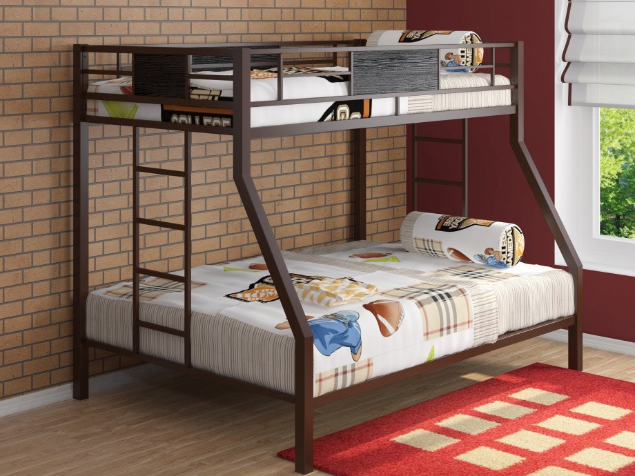 Кровать двухъярусная Гранада, цвет коричневый