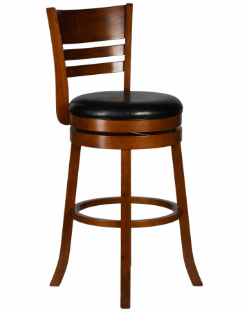 Полубарный стул DOBRIN WILLIAM COUNTER LMU-4393, цвет шоколад, чёрный
