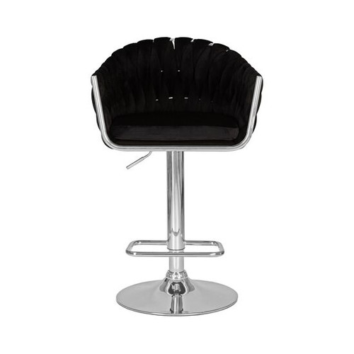 Барный стул на газлифте DOBRIN MARCEL LM-9692 черный велюр (MJ9-101)