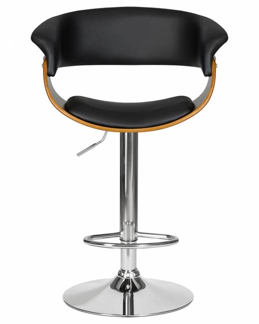Барный стул на газлифте DOBRIN OSTIN LMZ-6094 черный PU ABA 001