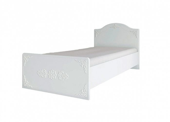 Детская кровать KI-KI КРД900.1, 900*2000 мм, цвет белый