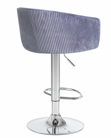 Барный стул DARCY LM-5025 серый велюр DOBRIN